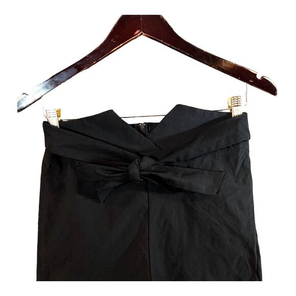 Love Tree Black High Waisted Tie-Waist Shorts Feminine Summer Women's M NWT - Picture 2 of 5